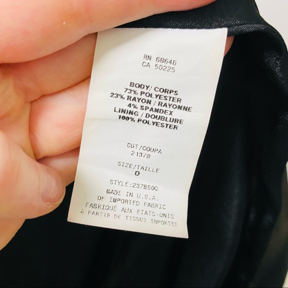 NWOT Luxury Collection Black Jacket Size 0 - Picture 6 of 11